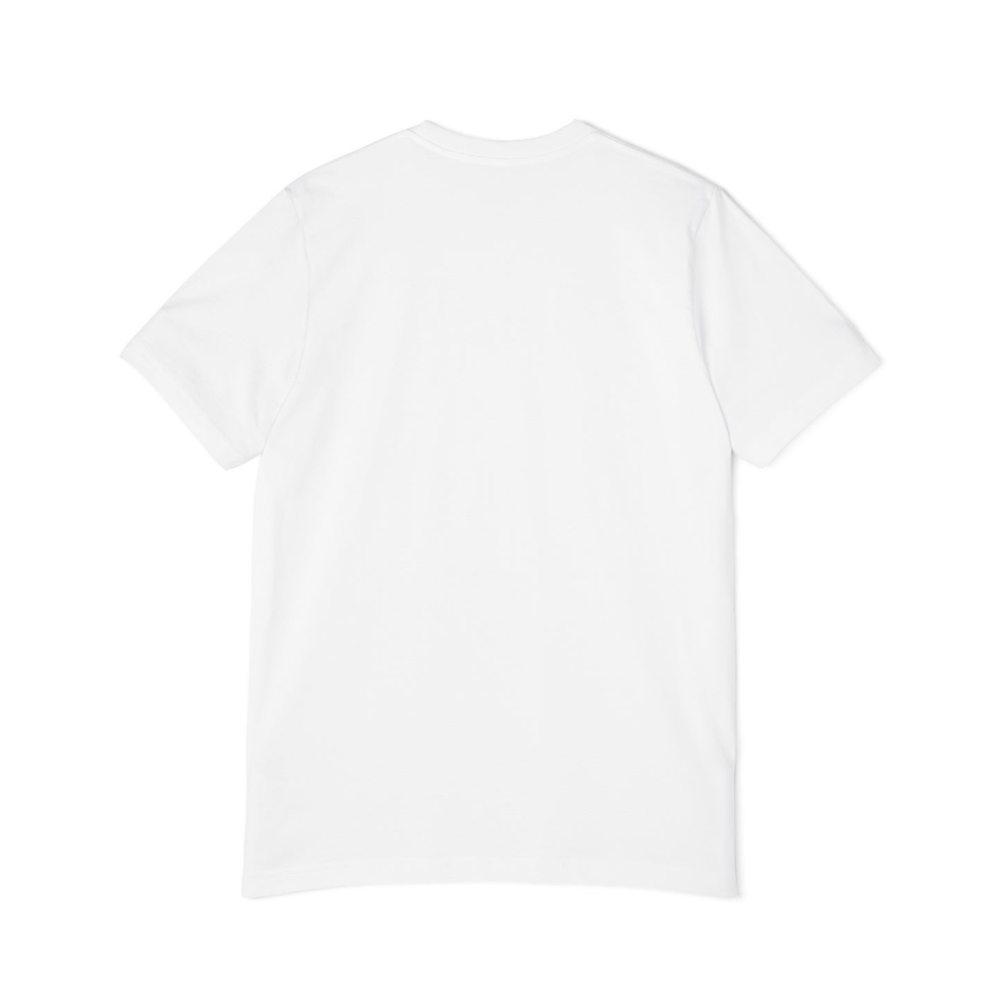 White w/black letters Unisex Short-Sleeve Jersey T-Shirt