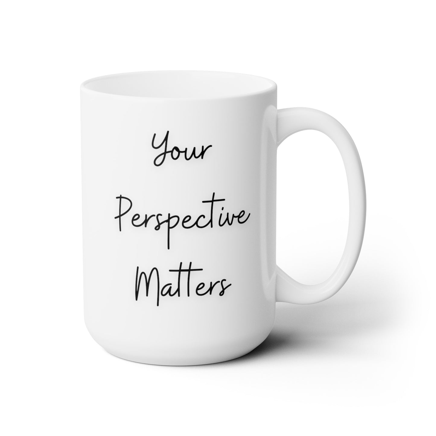 White Ceramic Mug 15oz